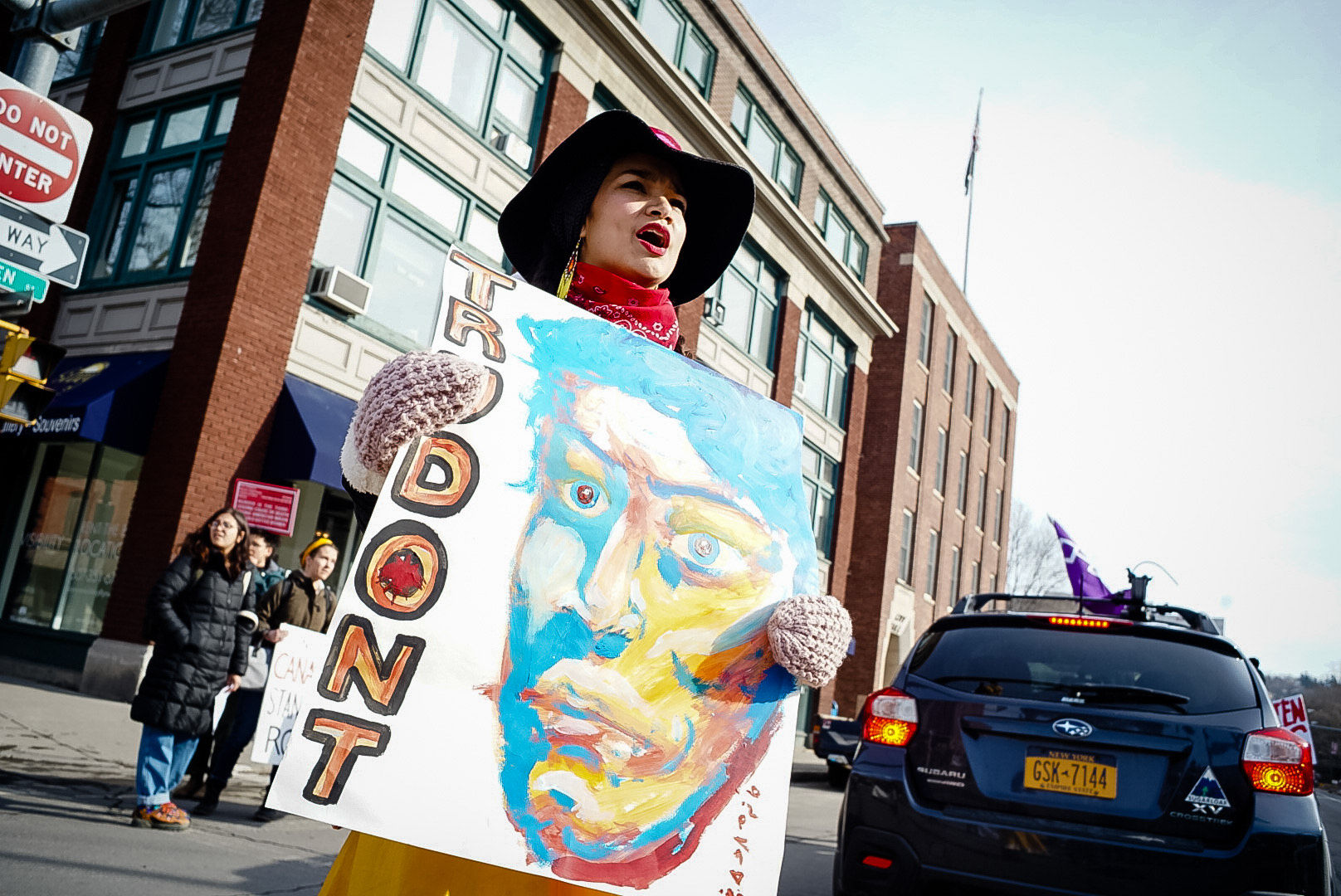 Cayuga Street protest
